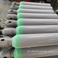 Rede de malha de plástico de cilindro a gás de 4,5 kg para médicos